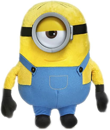 Play by Play Minions Rise of Gru Minions Plush Toy Premium Cuddly Toy New Selection Bob, Otto, Kevin, Stuart, Dave with PVC Eyes Original Licence (Stuart 30 cm) Brand: Play by Play