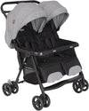 Graco DuoRider Lightweight Double Pushchair, Suitable from Birth to Approx. 3 Years, Steeple Gray Fashion
