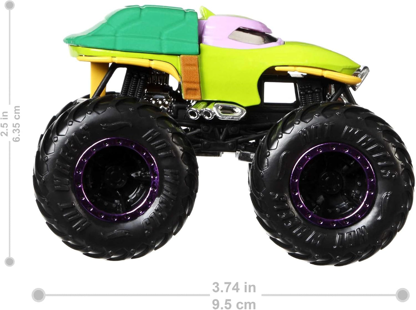 Hot Wheels Monster Trucks 2-Pack, Demolition Doubles Set of 2 Toy Vehicles in 1:64 Scale, For Kids & Collectors (Styles May Vary), FYJ64