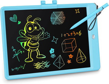 KOKODI LCD Writing Tablet, Valentines Day Gifts for Kids,10 Inch Colorful Toddler Doodle Board Drawing Tablet, Erasable Reusable Electronic Drawing Pads, Educational and Learning Toys for Kids