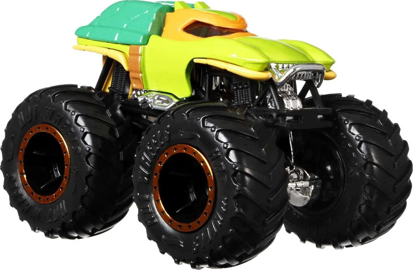 Hot Wheels Monster Trucks 2-Pack, Demolition Doubles Set of 2 Toy Vehicles in 1:64 Scale, For Kids & Collectors (Styles May Vary), FYJ64