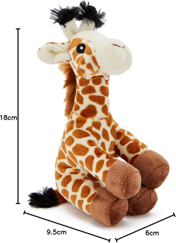 Zappi Co Children's Soft Cuddly Plush Toy Animal - Perfect Perfect Soft Snuggly Playtime Companions for Children (12-15cm /5-6") (Giraffe)