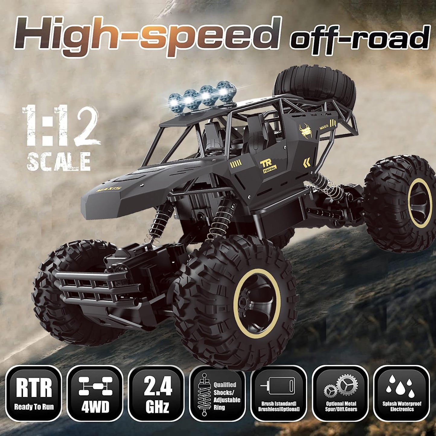 Jiakora RC Remote Controarl Monster Truck 4WD