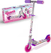 Ozbozz SV13988 Unicorn Scooter with 2 Light up Wheels, Pink Purple Silver