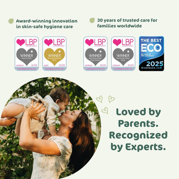 Eco by Naty Disposable Bags - Baby Nappy Sacks, 100% Compostable and Biodegradable (Pack of 50 pieces)