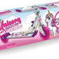Ozbozz SV13988 Unicorn Scooter with 2 Light up Wheels, Pink Purple Silver