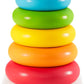 Fisher-Price Rock-a-Stack Baby Toy, Classic Roly-Poly Ring Stacking Toy for Infants and Toddlers, Made From Plant-Based Materials, HPY92