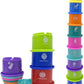 Ram© Baby Kids 11 Piece Stacking Cups Stackers Pre-school Learning Toy Stacking Tower Pyramid