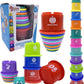 Ram© Baby Kids 11 Piece Stacking Cups Stackers Pre-school Learning Toy Stacking Tower Pyramid