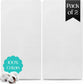 Sasma Home - 2 x Cot Fitted Sheets 120x60cm - 100% Cotton, Soft breathable baby cot sheets (White)