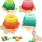 Goorder Montessori Toys 1 Year Old, Wooden Puzzles for Baby, Sorting Stacking Blocks Learning Toys 2 Year Old, Preschool Educational Toys Gift for 12 18 Months Toddler Boys Girls