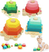 Goorder Montessori Toys 1 Year Old, Wooden Puzzles for Baby, Sorting Stacking Blocks Learning Toys 2 Year Old, Preschool Educational Toys Gift for 12 18 Months Toddler Boys Girls
