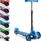 ToyStar Cruise 3 Wheel Tri Scooter, Easy Folding System, Height Adjustable Handlebars, Tilt To Turn Steering, Kids Aged 3+