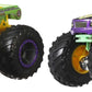 Hot Wheels Monster Trucks 2-Pack, Demolition Doubles Set of 2 Toy Vehicles in 1:64 Scale, For Kids & Collectors (Styles May Vary), FYJ64