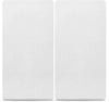 Sasma Home - 2 x Cot Fitted Sheets 120x60cm - 100% Cotton, Soft breathable baby cot sheets (White)