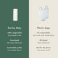 Eco by Naty Disposable Bags - Baby Nappy Sacks, 100% Compostable and Biodegradable (Pack of 50 pieces)