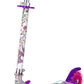 Ozbozz SV13988 Unicorn Scooter with 2 Light up Wheels, Pink Purple Silver