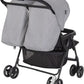 Graco DuoRider Lightweight Double Pushchair, Suitable from Birth to Approx. 3 Years, Steeple Gray Fashion
