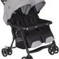 Graco DuoRider Lightweight Double Pushchair, Suitable from Birth to Approx. 3 Years, Steeple Gray Fashion