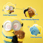 MINISO Mininos Cuddly Toy, 8 Inch Bob with Tim Plushie Stuffed Doll, Bob Holding Tim Theme Soft Toy for Minino Fans, Yellow Minion Plush Toy for Girls and Boys, Birthday Gift