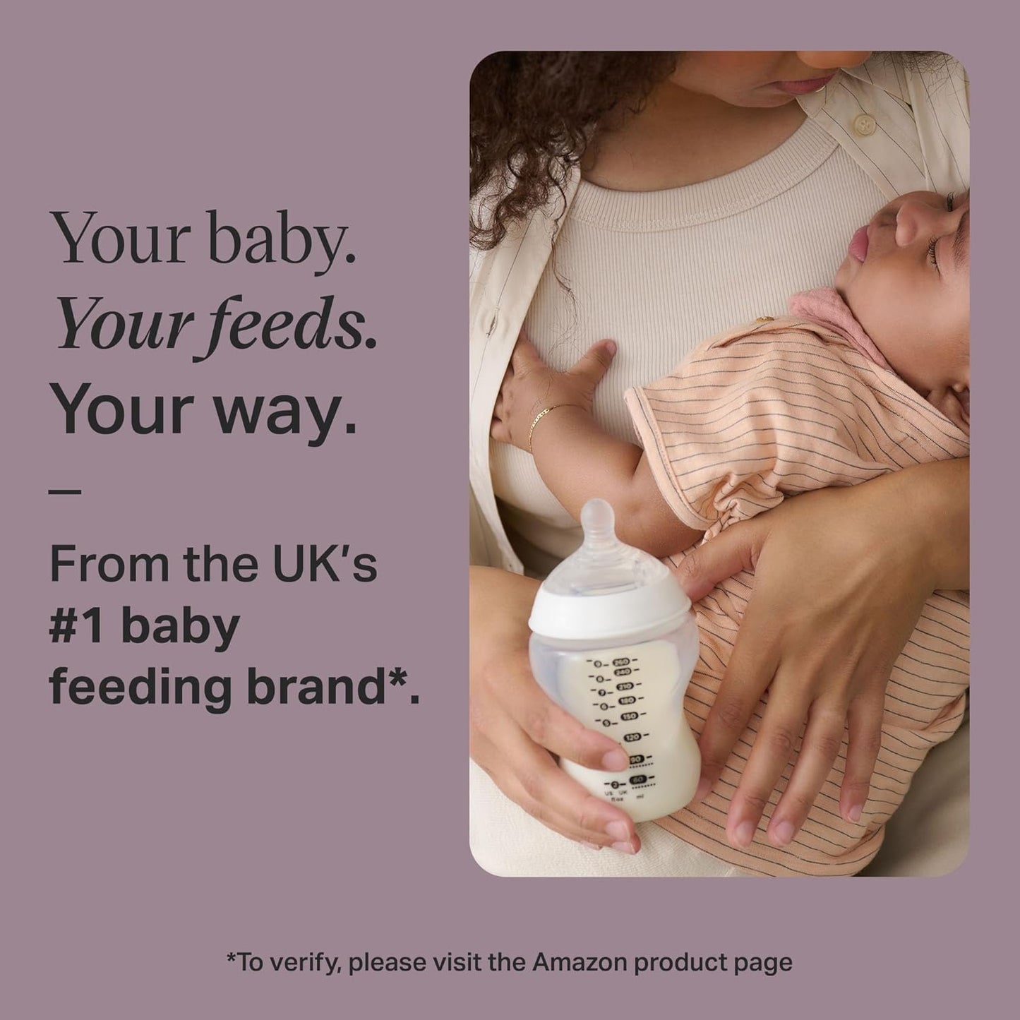 Tommee Tippee Natural Start Baby Bottles for 3m+, Pack of 4 340ml Baby Bottles, with Slow Flow Breast-Like Teat for a Natural Latch, Self-Sterilising and BPA Free, Baby Feeding Essentials