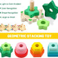 Goorder Montessori Toys 1 Year Old, Wooden Puzzles for Baby, Sorting Stacking Blocks Learning Toys 2 Year Old, Preschool Educational Toys Gift for 12 18 Months Toddler Boys Girls