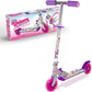 Ozbozz SV13988 Unicorn Scooter with 2 Light up Wheels, Pink Purple Silver