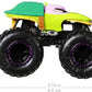 Hot Wheels Monster Trucks 2-Pack, Demolition Doubles Set of 2 Toy Vehicles in 1:64 Scale, For Kids & Collectors (Styles May Vary), FYJ64