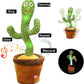 seOSTO Dancing Cactus Toy Repeat What You Say, Talking Cactus Toy Singing Cactus Mimic Toy Baby Toys for Year Old Boys Girls Kids Gifts, Baby Encourage Speech Toys