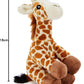 Zappi Co Children's Soft Cuddly Plush Toy Animal - Perfect Perfect Soft Snuggly Playtime Companions for Children (12-15cm /5-6") (Giraffe)
