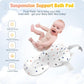Rabb 1st Baby Bath Tub Foldable,Portable Bath Newborn to Toddler with Non-Slip Mat,Drain Hole,No Thermometer,Grey