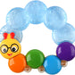Baby Einstein, Teether-pillar Rattle and Chill Teething Aid Toy, Soothing relief, Multisensory Stimulation, Massages Sore Gums, Easy to Hold, Water filled, Ages 3 months +