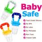 Baby Fruit Feeder JUYOO Weaning Dummies Set Include 3 Pcs Food Feeder Pacifiers with Pacifier Clips Teething Dummy for Babies Infant Toddlers