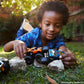 Hot Wheels Monster Trucks 2-Pack, Demolition Doubles Set of 2 Toy Vehicles in 1:64 Scale, For Kids & Collectors (Styles May Vary), FYJ64