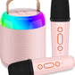 Onihan Karaoke Machine for Kids with 2 Microphones, Portable Kids Karaoke Machines for Girls with LED Party Lights,Girls Toys Birthday Gifts