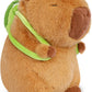 Poptrend Capybara Plush Toy, Cartoon Stuffed Animal With Turtle Pillow - Cute Brown Guinea Pig Doll - Birthday Gift for Adults and Kids