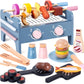 DICAO Gifts for 2 3 4 Year Old Girls Boys, 30 Pcs Toddler Toys, Wooden Kitchen BBQ Toys, Toy Kitchen Accessories, Role Play Toys for 2-5 Year Old Kids