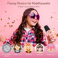 Onihan Karaoke Machine for Kids with 2 Microphones, Portable Kids Karaoke Machines for Girls with LED Party Lights,Girls Toys Birthday Gifts