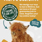 Living Nature Highland Cow Brown Soft Toy Farm Toy with Sound | Soft Toy Gift for Kids | 22 cm
