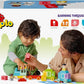 LEGO DUPLO Number Train - Learn To Count - Educational Toy for 1+ Year Old Toddlers, Boys & Girls - incl. Colourful Number Bricks and 2 Figures - 10954