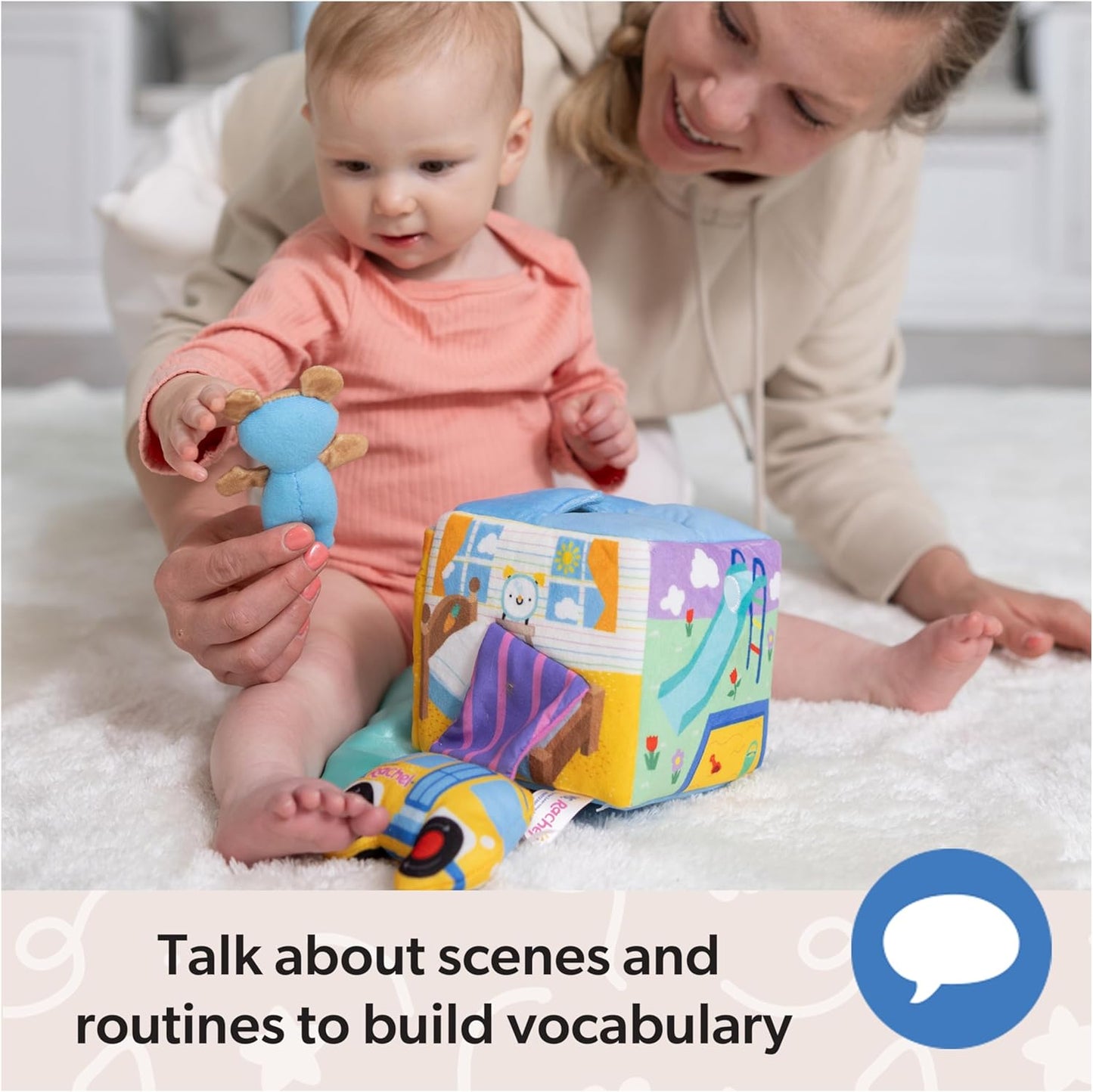 Ms. Rachel Official Surprise Learning Box - Educational Toys with Stuffed Animals, Sensory Activities for Babies & Toddlers, Ages 0-2