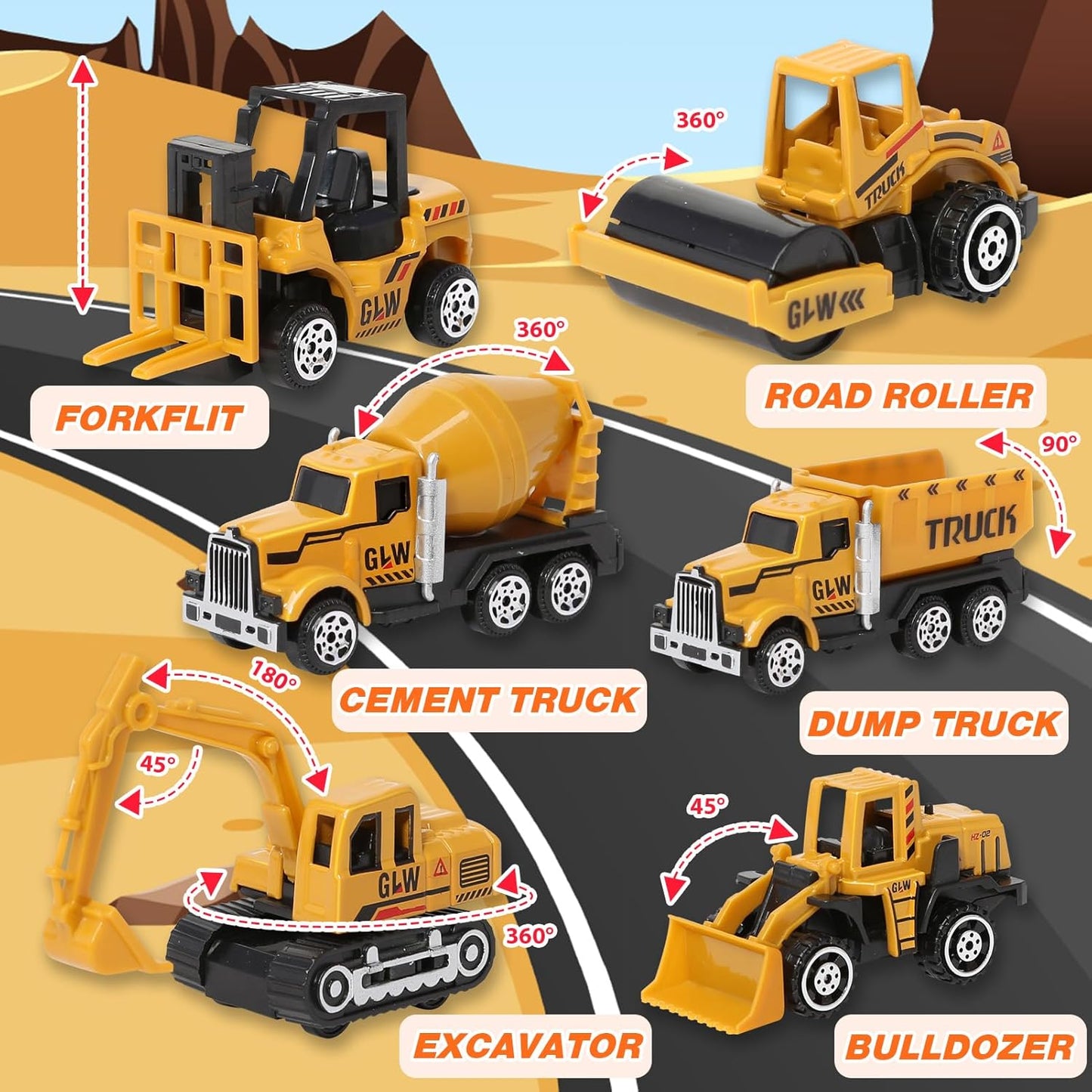 Naxudcoo Construction  Crane Excavator Digger Trucks