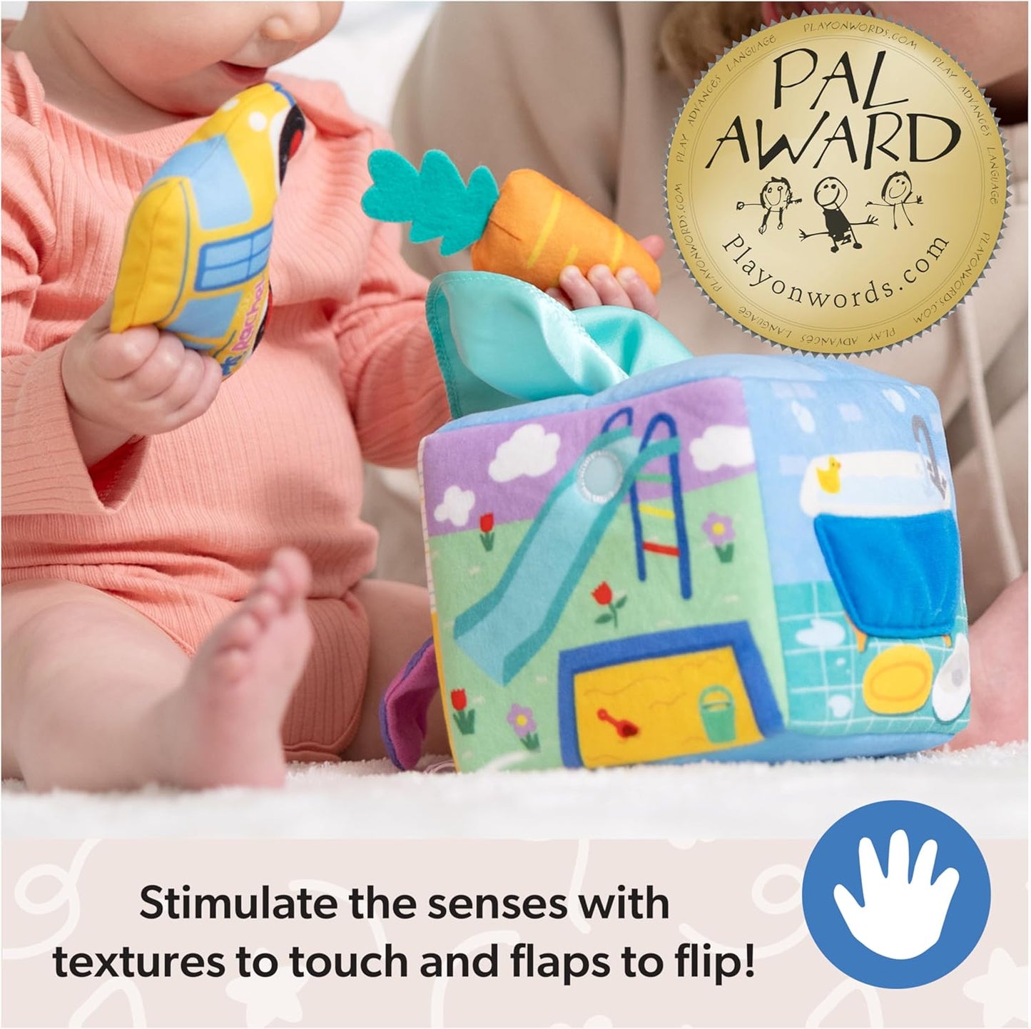 Ms. Rachel Official Surprise Learning Box - Educational Toys with Stuffed Animals, Sensory Activities for Babies & Toddlers, Ages 0-2